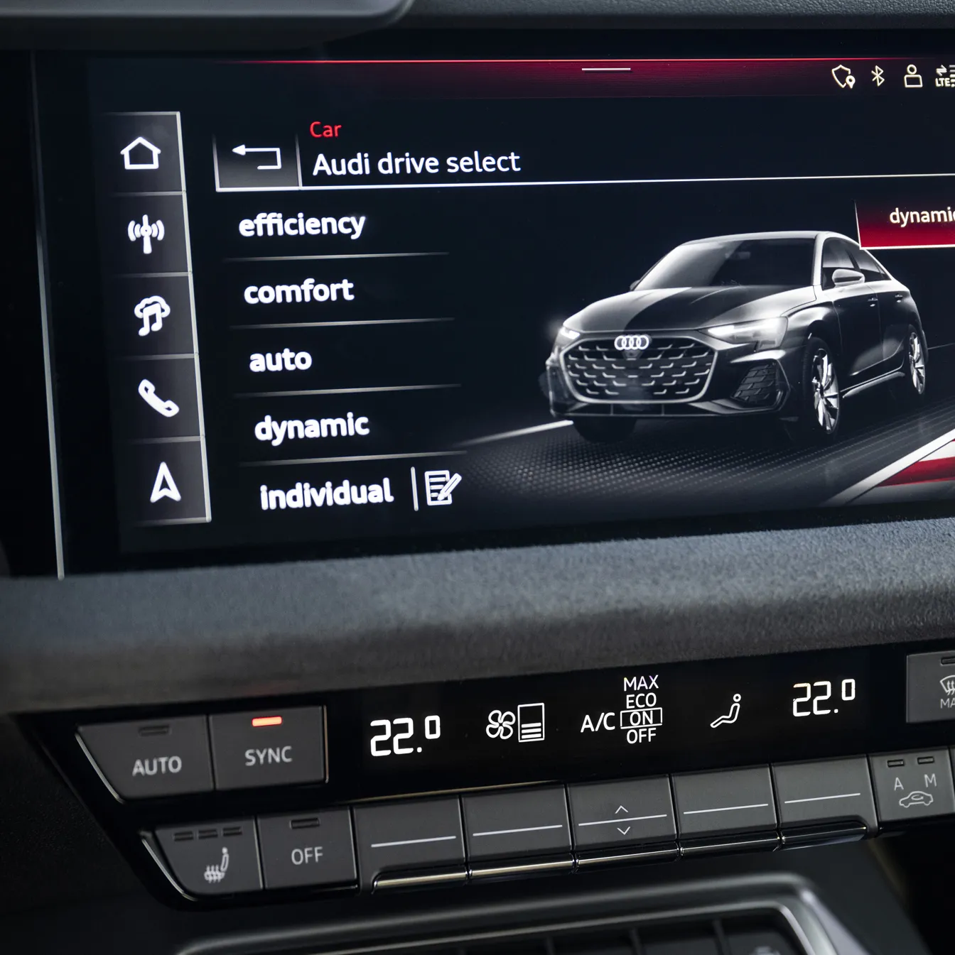 Audi S3 Sportback - Drive select