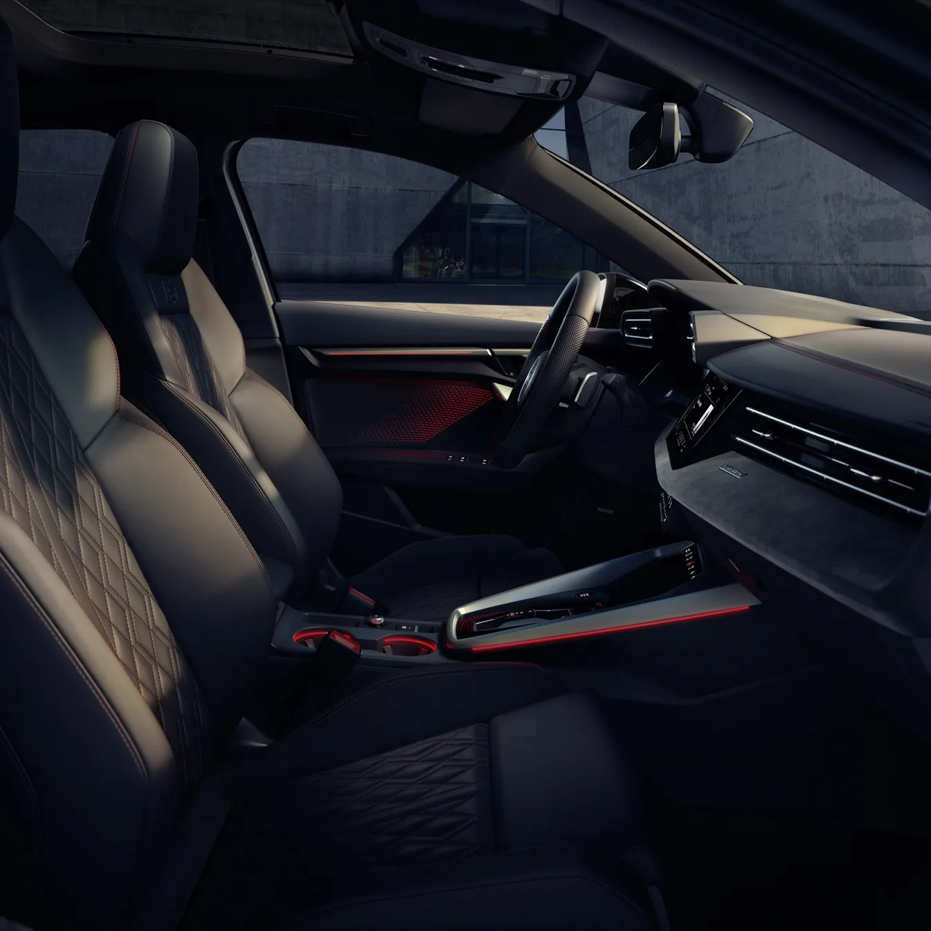 Audi S3 Sportback - תאורת אווירה